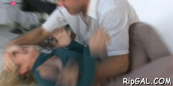 Nasty blonde girl Martina Sheppard brought to orgasm