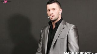 Pascal gives hunk Manuel Deboxer a nasty blowjob after hot photoshoot