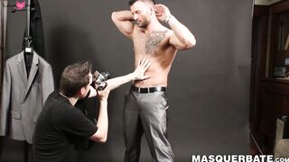 Pascal gives hunk Manuel Deboxer a nasty blowjob after hot photoshoot