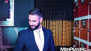 Hung top Apolo Adri raw breeds and eats Excelsiors hairy asshole