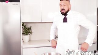 Daddy Marco Napoli and hunk Ricky Hard savagely bareback