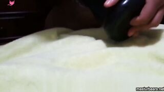 me with a huge dildo in my ass