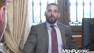 Muscular Darius Ferdynand is savagely anal drilled by Enzo Rimenez