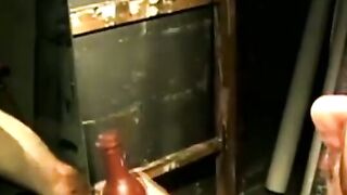 Wet and sweaty hardcore cock stroking and toy fucking by hottie Steve