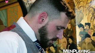 Burly men Dato Foland and Enzo Rimenez savagely raw breed mutually