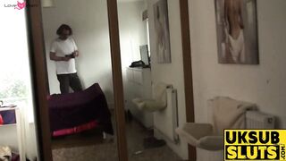 UKSubSluts.com - Blonde UK slut gets drilled hard by a dominant male