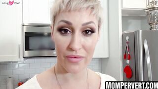Ryan Keely's kitchen turns into a steaming POV scene