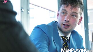 Businessman Damon Heart raw destroys Ridicks tight hairy asshole