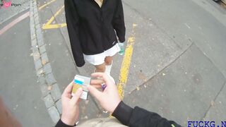 Staggering Helen made dick sucking sensation