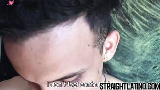 Straight Latin dude turned gay after getting banged by cock