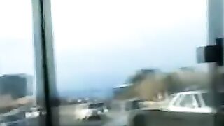Hotties Judah and Lansing jerked off in the car in the middle of rush hour