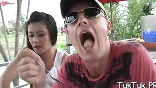 Dishy japanese brunette gf gets ready to cum at last