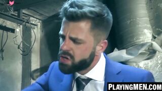 PlayingMen.com - Hector De Silva bound and ass drilled by Dato Foland