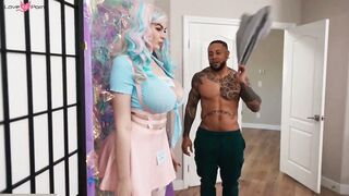 Black Guy Fucks His Girlfriend's Sneaky Roommate