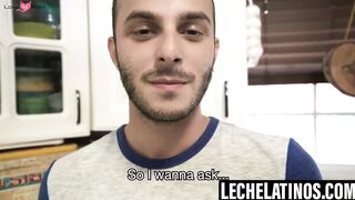 LecheLatinos.com - Valentino Nappystar seduced with cash for pleasure