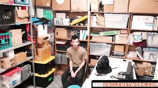 SayUncleNetwork.com - Young shoplifter sucks officer then takes a raw pounding