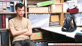 SayUncleNetwork.com - Young shoplifter sucks officer then takes a raw pounding