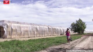 Claudia Ignites Passion inside Haystack Bliss