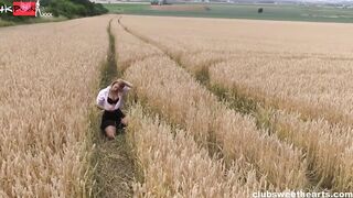 Wheat Field Seduction When Innocence Meets Insatiable Desire