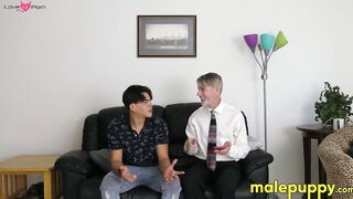 Latino Julian Jaden has his ASS SPANKED by his CEO Richard Lennox