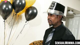 SensualMomma.com - New Year's Eve with Claire and Mia turns into celebration