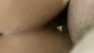 Fucking huge booty cougar and cum over butt