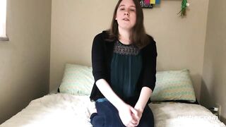 Adorable Shy Amateur bimbos Ejaculates with Her Magic Wand