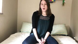 Adorable Shy Amateur bimbos Ejaculates with Her Magic Wand