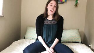 Adorable Shy Amateur bimbos Ejaculates with Her Magic Wand