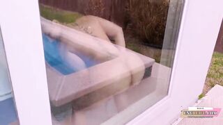Hottie Milf Teases Pool Bro and Anal Fuck