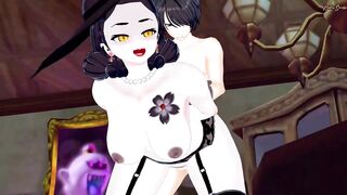 Vampire Cougar Lady Dimitrescu gets fuck from your pov, riding