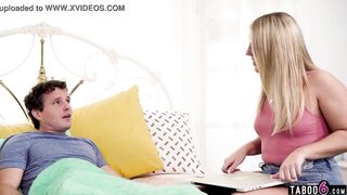 Huge booty mistress Candice Dare finds bf jerking off to