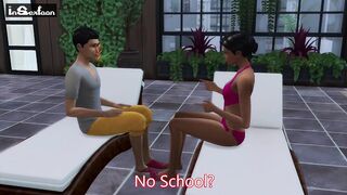 son fuck cougar | son skipped shool to pounded milf