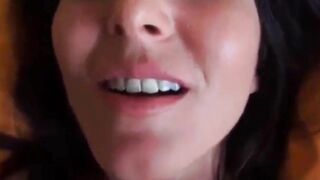Lucky guy can't stop rubbing MILF while sharing a be