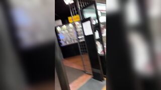 My view through Pants at the Adult Shop led to