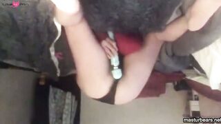 Clitoral massage with Hitachi