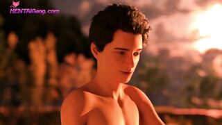 Mom’s Warm Mouth Wraps Around the Stepson’s Cock