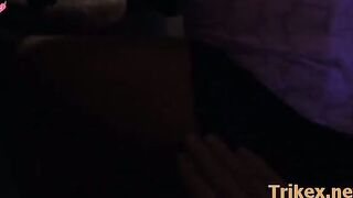 Heavenly oriental brunette Monica fucks lucky fuckmate