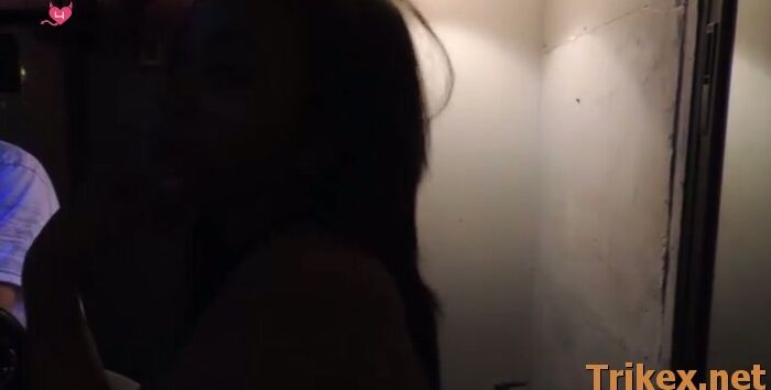 Heavenly oriental brunette Monica fucks lucky fuckmate