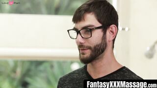 FantasyXXXMassage.com - Ebony Aaliyah Hadid needs Logan Long's big hard cock badly