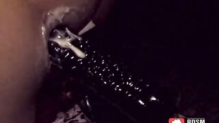 Muscular stud fist fucks himself and masturbates for cum