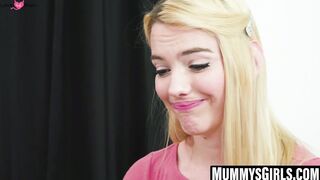 Kenna James moans as stepmom tongues her clit and ass