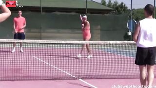 Tennis, Teasers, and Thrills A Scorching Mixed Doubles Fling