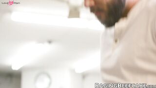 Ali Rush welcomes my cock and load with an open mouth and ass