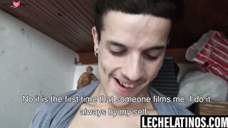 LecheLatinos.com - Latino Angel pinned and ravaged at the wall