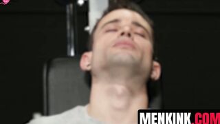 Roman Todds cock whips gym buddy Quin Quire for todays exercise