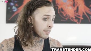 Casey Kisses' tattooed ass gets railed by Ruckus