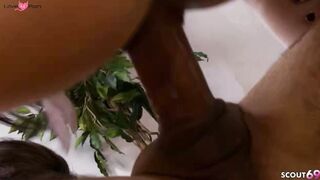 Wifes seduce Worker to FFM 3Some Sex