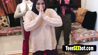 Housewives having their first groupsex