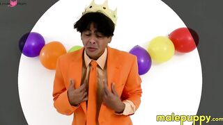 Cute Latino Julian Jaden is EMBARRASSED in front of his coach